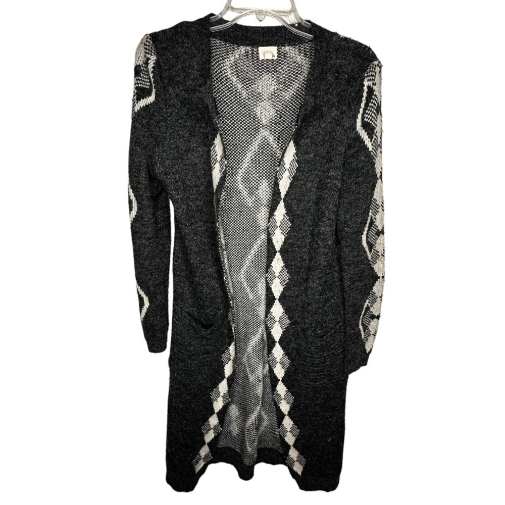 Listicle Mohair‎ Blend Long Cardigan Sweater